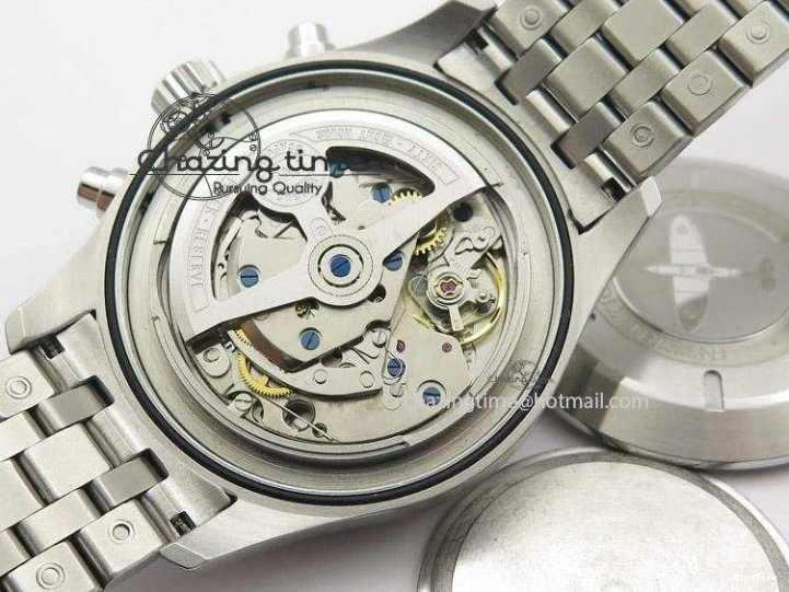 MIROTIME 0305 Pilot Spitfire Chrono ZF Best Edition Gray Dial On SS Bracelet A WrinkleFree 7357